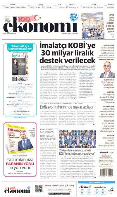 NB Ekonomi Gazetesi Manşeti