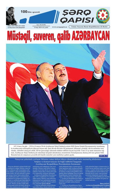 Şark Kapısı Gazetesi Manşeti