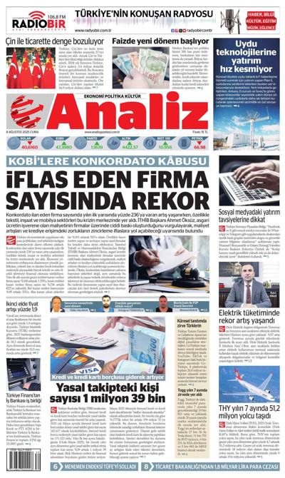Analiz Gazetesi Manşeti