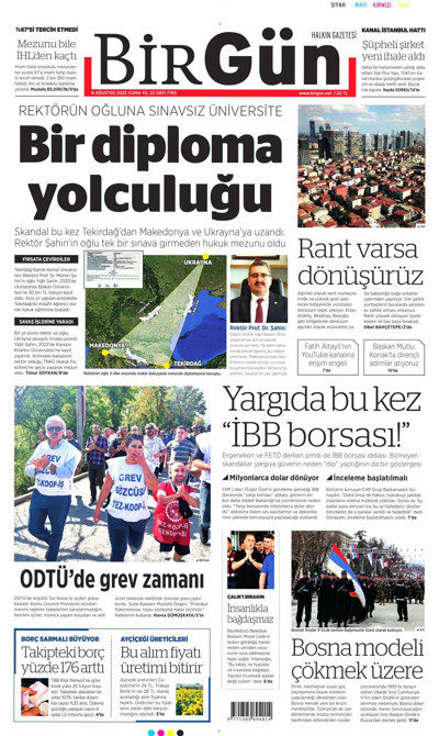 BirGün Gazetesi Manşeti