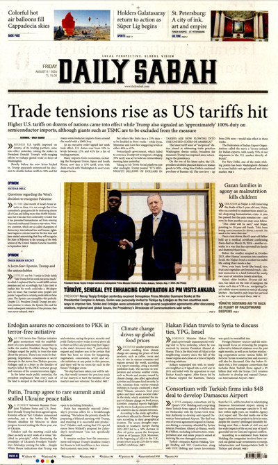 Daily Sabah Gazetesi Manşeti