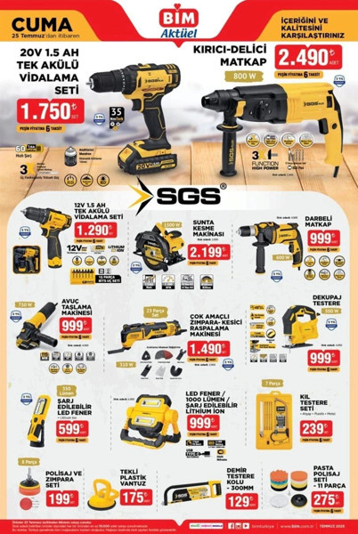 BİM 25 Temmuz 2025 aktüel ürünler kataloğu yayımlandı! Bu Cuma hangi ürünler indirime giriyor? - Resim: 2