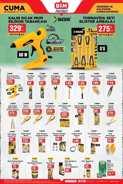 BİM 25 Temmuz 2025 aktüel ürünler kataloğu yayımlandı! Bu Cuma hangi ürünler indirime giriyor? - Resim: 4