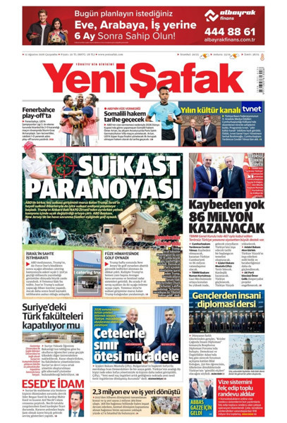 Gazete manşetleri 12 Ağustos Çarşamba - Resim: 2
