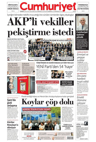 Gazete manşetleri 12 Ağustos Çarşamba - Resim: 5