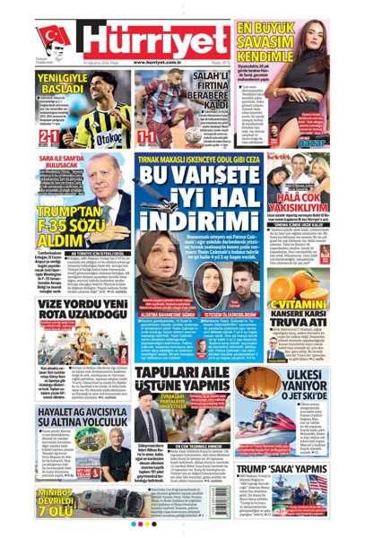 Gazete manşetleri 16 Ağustos Pazar - Resim: 3