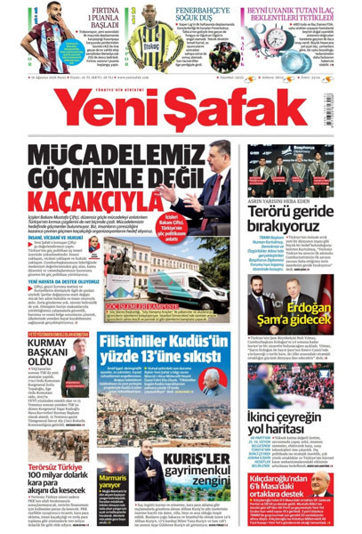 Gazete manşetleri 16 Ağustos Pazar - Resim: 2