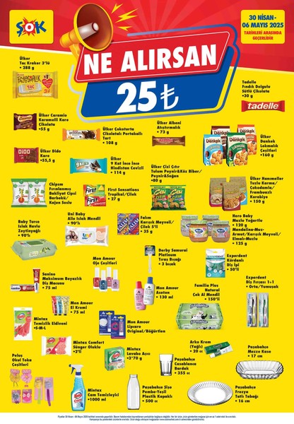 ŞOK'ta Ne Alırsan 25 TL'ye geliyor! İşte 30 Nisan 2025 ŞOK indirimleri - Resim: 6