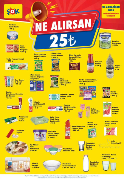 Şok Markette büyük kampanya başladı! Her şey 25 TL! - Resim: 5