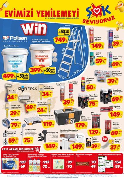 ŞOK’ta bu hafta tamirat için her şey var! ŞOK aktüel ürünler kataloğundaki fiyatlara inanamayacaksınız! - Resim: 1