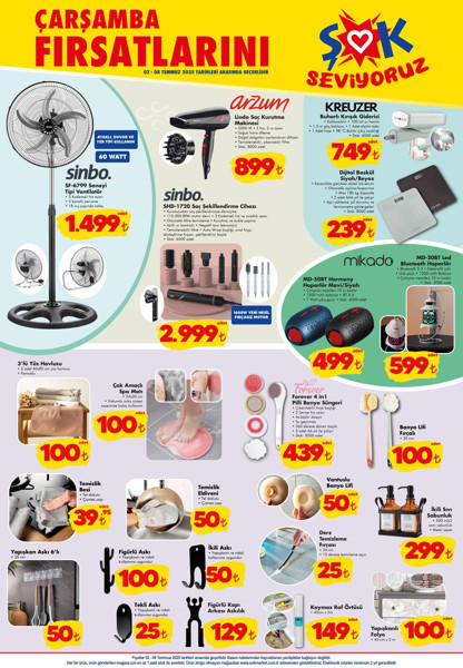 ŞOK’a vantilatör geliyor! 2 Temmuz ŞOK aktüel ürünler kataloğunda büyük sürprizler var - Resim: 7