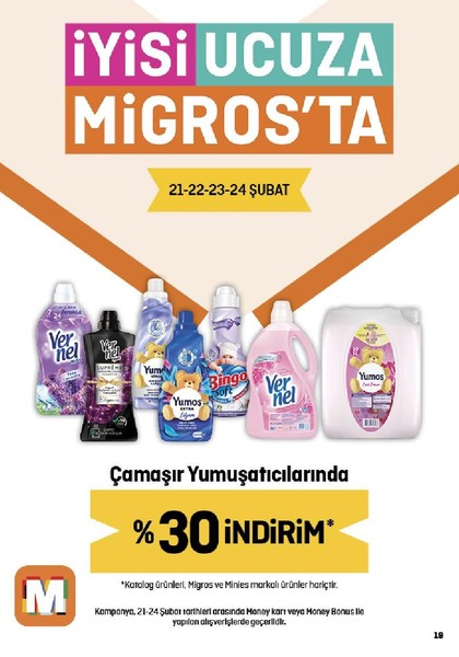 Migros'tan bebek bezleri ve tuvalet kağıtlarında dev indirim! İşte 19 - 28 Şubat Migros'un indirimli fiyat listesi - Resim: 14