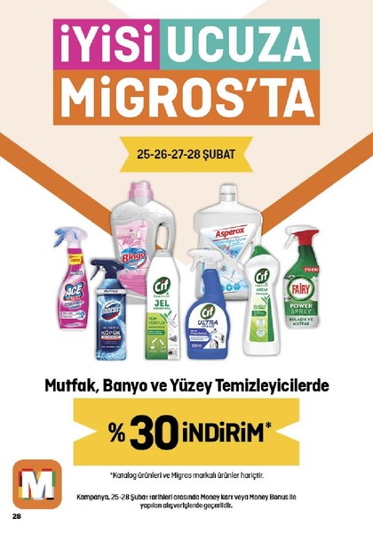 Migros'tan bebek bezleri ve tuvalet kağıtlarında dev indirim! İşte 19 - 28 Şubat Migros'un indirimli fiyat listesi - Resim: 23