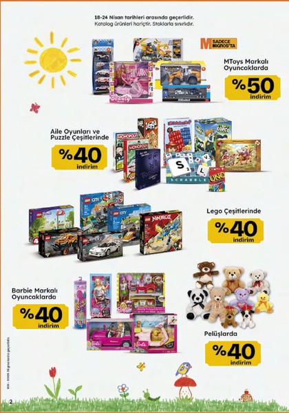 Migros'tan çocuklara %50 dev 23 Nisan indirimi! Barbie bebeklerden MToys oyuncaklara… - Resim: 3