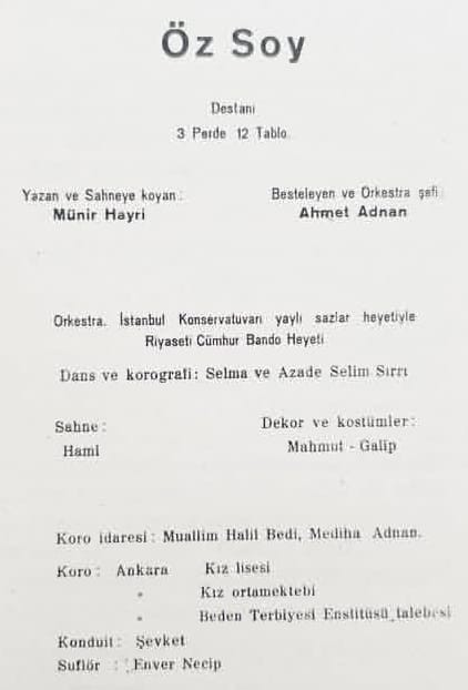 Özsoy Operası’ndan Bir Cumhuriyet Şarkısı filmine - Resim : 1
