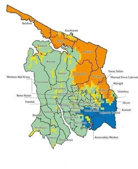 İstanbul'da en riskli-güvenli mahalleler neresi? İşte İlçe ilçe deprem-zemin haritası - Resim: 5