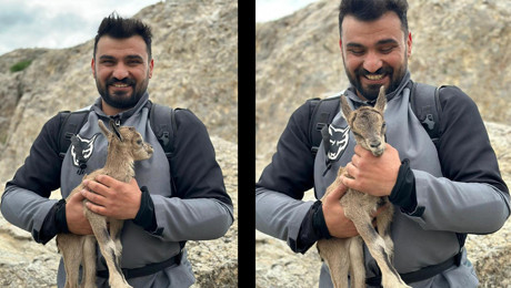 Motosikletçilerden yürekleri ısıtan görüntü