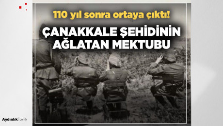 110 yıl sonra ortaya çıktı! Çanakkale şehidi 2 aylık oğluna bakın ne yazdı...