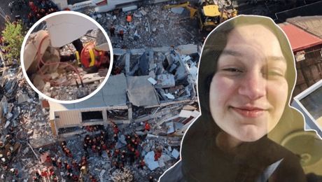 Görüntüler ortaya çıktı: Enkazdan tek sağ çıkan Dilara, sesini işte böyle duyurmuş!