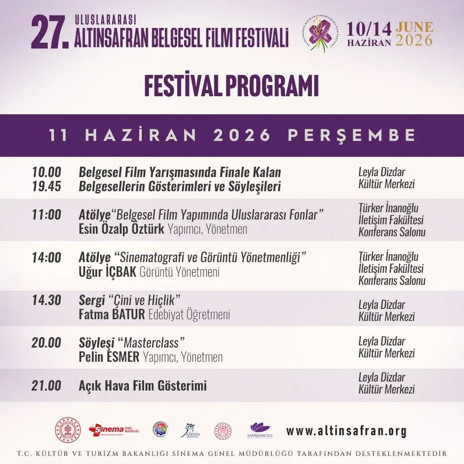 27. Altın Safran Belgesel Film Festivali başlıyor - Resim : 2