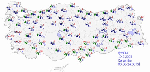 Meteoroloji'den 15 il için sarı kodlu uyarı: Sıcaklık 8 derece düşüyor, kar kapıya dayandı! - Resim : 2