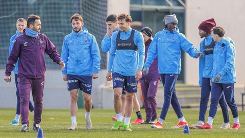 Trabzonspor, Konyaspor hazırlıklarına devam etti