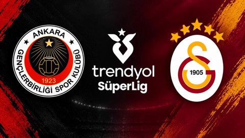 Gençlerbirliği-Galatasaray maçında ilk 11’ler belli oldu