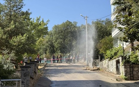 Bursa’da doğalgaz borusu patladı: Yaralılar var!