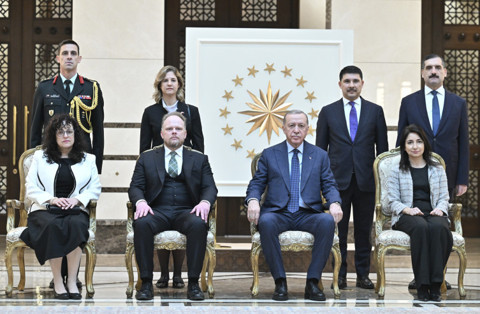 Erdoğan büyükelçileri kabul etti - Resim : 1