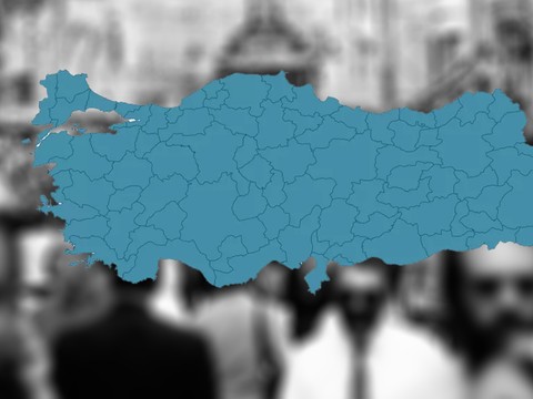 Dikkat! Harita değişebilir... 24 ilçe yer alıyor...