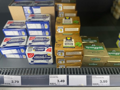 Tereyağı fiyatları uçuşa geçti! En fazla 4 paket tereyağı satılıyor! Avrupa'da kriz - Resim : 1