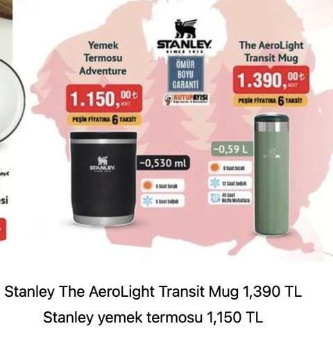 Stanley Termoslarda büyük indirim var! O market duyurdu - Resim : 1
