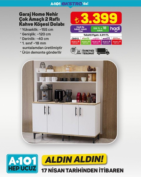 A101 17-24 Nisan 2025 indirimli ürünler kataloğu! İşte 17-24 Nisan A101'in aldın aldın fiyat listesi - Resim: 18