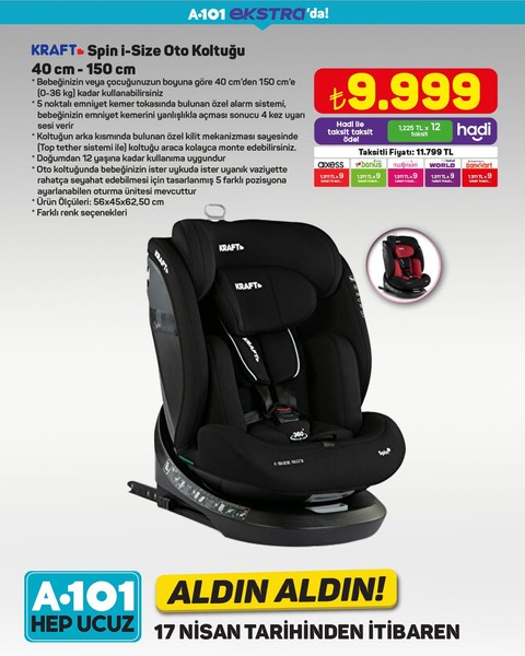 A101 17-24 Nisan 2025 indirimli ürünler kataloğu! İşte 17-24 Nisan A101'in aldın aldın fiyat listesi - Resim: 24