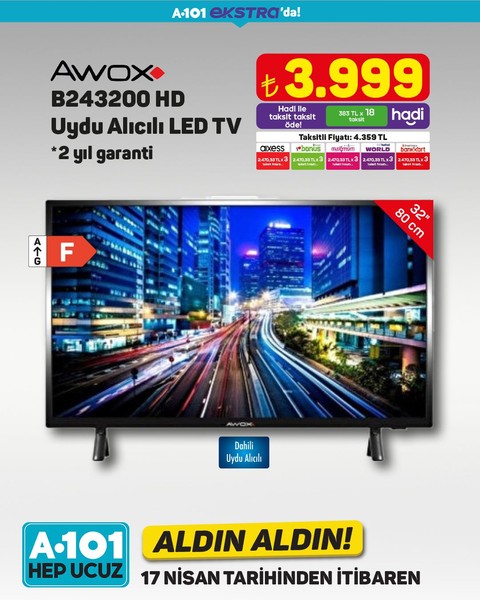A101 17-24 Nisan 2025 indirimli ürünler kataloğu! İşte 17-24 Nisan A101'in aldın aldın fiyat listesi - Resim: 5