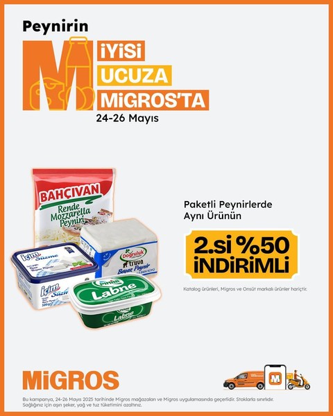 Migros'ta yarı yarıya indirim başladı! Peynir, zeytin ve sütte bayram fırsatı - Resim: 16