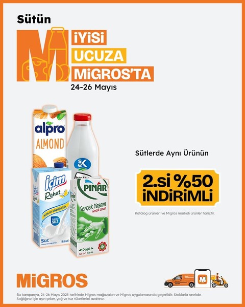 Migros'ta yarı yarıya indirim başladı! Peynir, zeytin ve sütte bayram fırsatı - Resim: 17