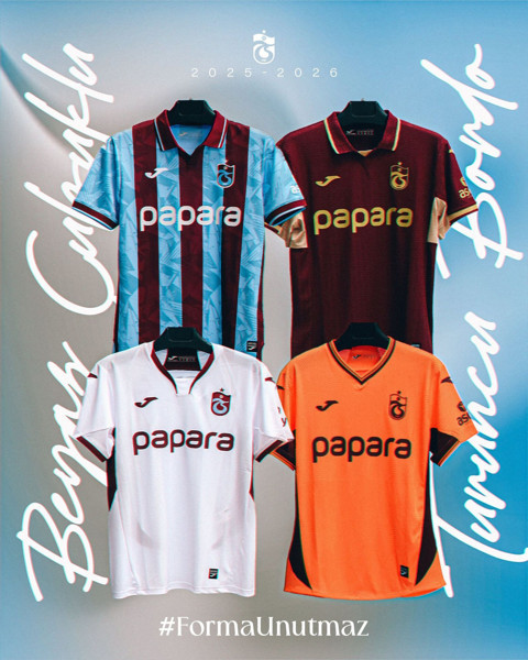 Trabzonspor'un yeni formaları tanıtıldı! İşte 4 farklı renkteki formalar - Resim: 3