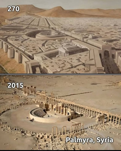 Tarihi şehirler binlerce yıl önce nasıl görünüyordu? İşte karşılaştırmalı bir şekilde tarihi şehirlerin dünü ve bugünü - Resim: 4