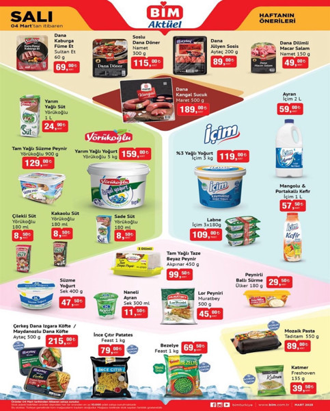 BİM Market 4-5 Mart indirimli ürünler kataloğu yayımlandı! - Resim: 1