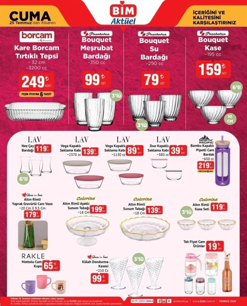 BİM 25 Temmuz 2025 aktüel ürünler kataloğu yayımlandı! Bu Cuma hangi ürünler indirime giriyor? - Resim: 5