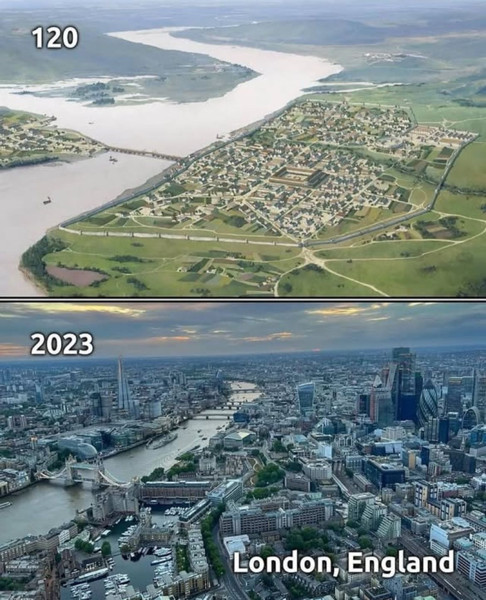 Tarihi şehirler binlerce yıl önce nasıl görünüyordu? İşte karşılaştırmalı bir şekilde tarihi şehirlerin dünü ve bugünü - Resim: 17