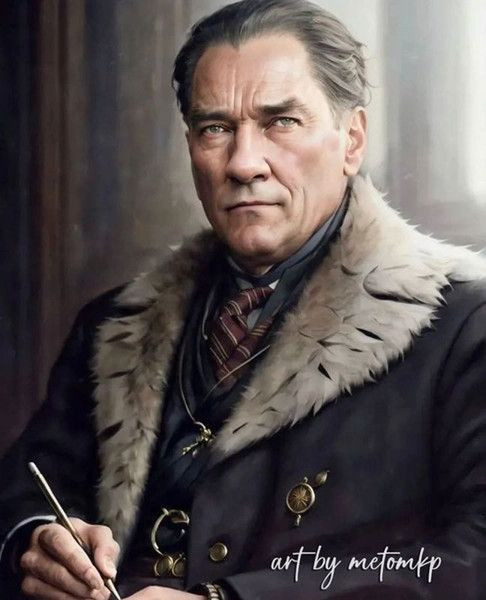Mustafa Kemal Atatürk çizildi! İşte yapay zekayla oluşturulan görseller - Resim: 25