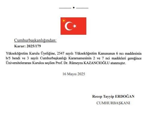 Cumhurbaşkanı Erdoğan'dan atama kararları! Resmi Gazete'de duyuruldu o isimler göreve getirildi - Resim: 9