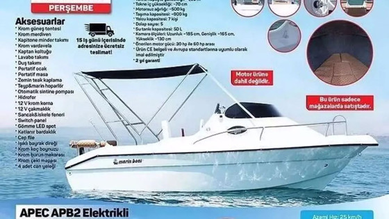 A 101'de tekne çılgınlığı... 79 bin TL'ye tekne satıyor! İşte sosyal medyada gündem olan o tekne...