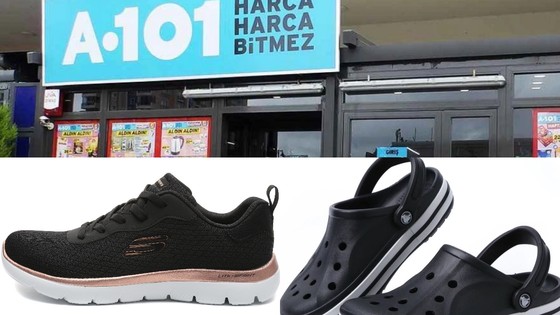 Skechers Ayakkabı ve Crocs Terlik A101'de indirimde! Bu çarşamba bitiyor...