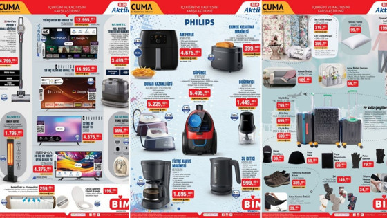 BİM 22 Kasım 2024 Aktüel kataloğunu yayınladı! İndirimli ürünler arasında bu hafta yok yok...