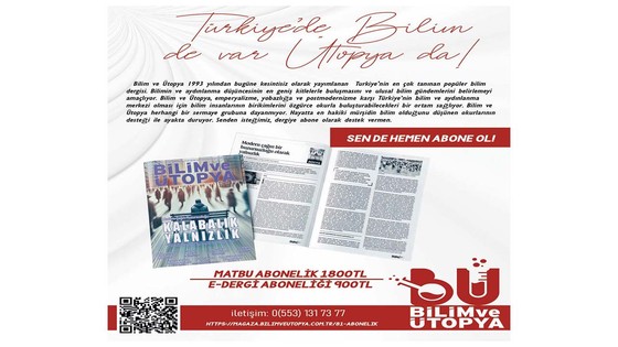 Bilim ve Ütopya’dan çağrı var