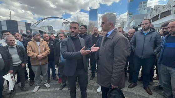 Vatan Partisi'nden Doruk Madencilik işçilerine ziyaret: Sapla samanı ayırma zamanı işçi gerekeni yapacak