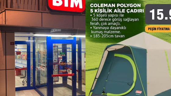 BİM'de çadır fiyatları ucuzladı! 9 Mayıs'a kadar geçerli